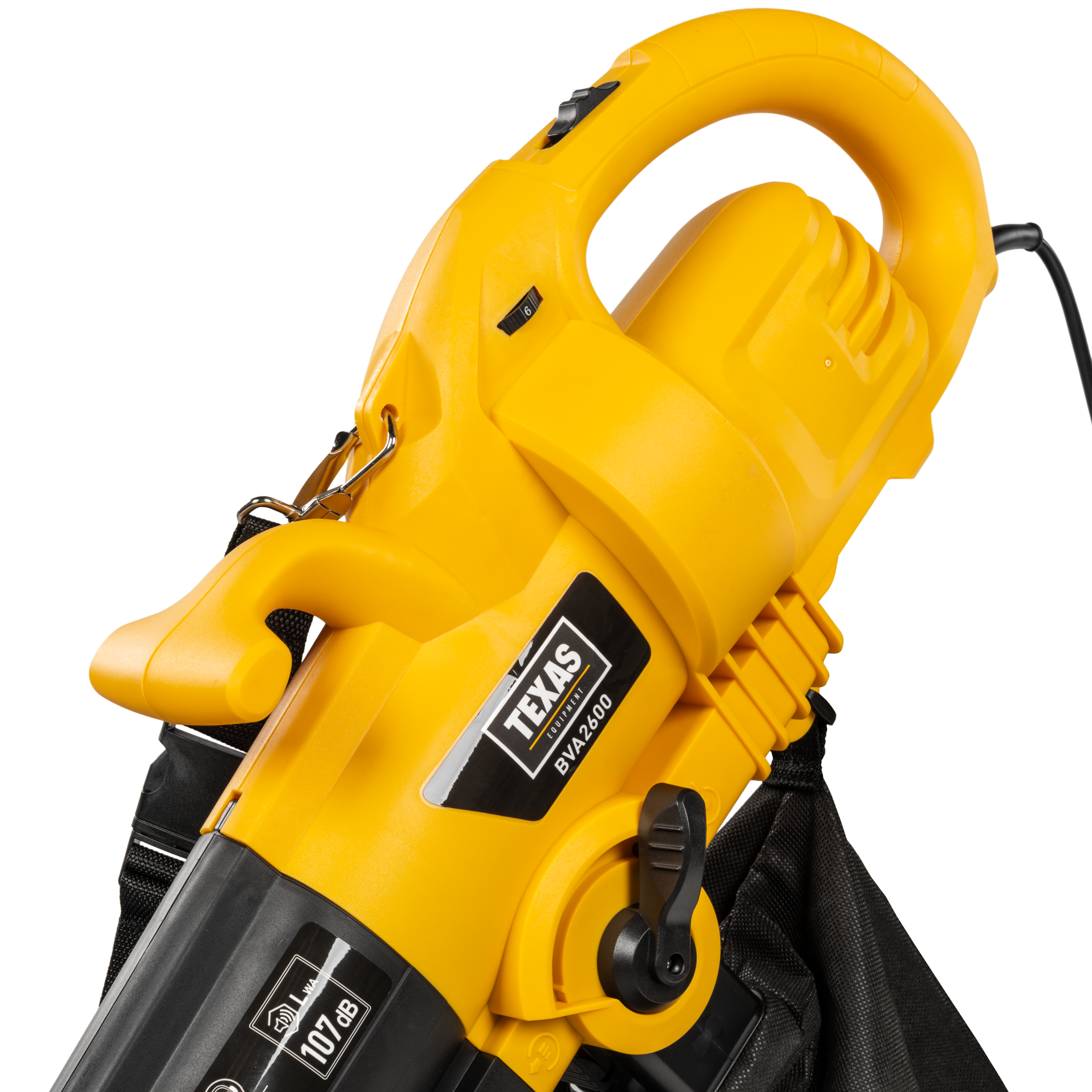Texas BVA2600 Elektro Laubbläser Laubsauger Häcksler 2600W 40L Sack