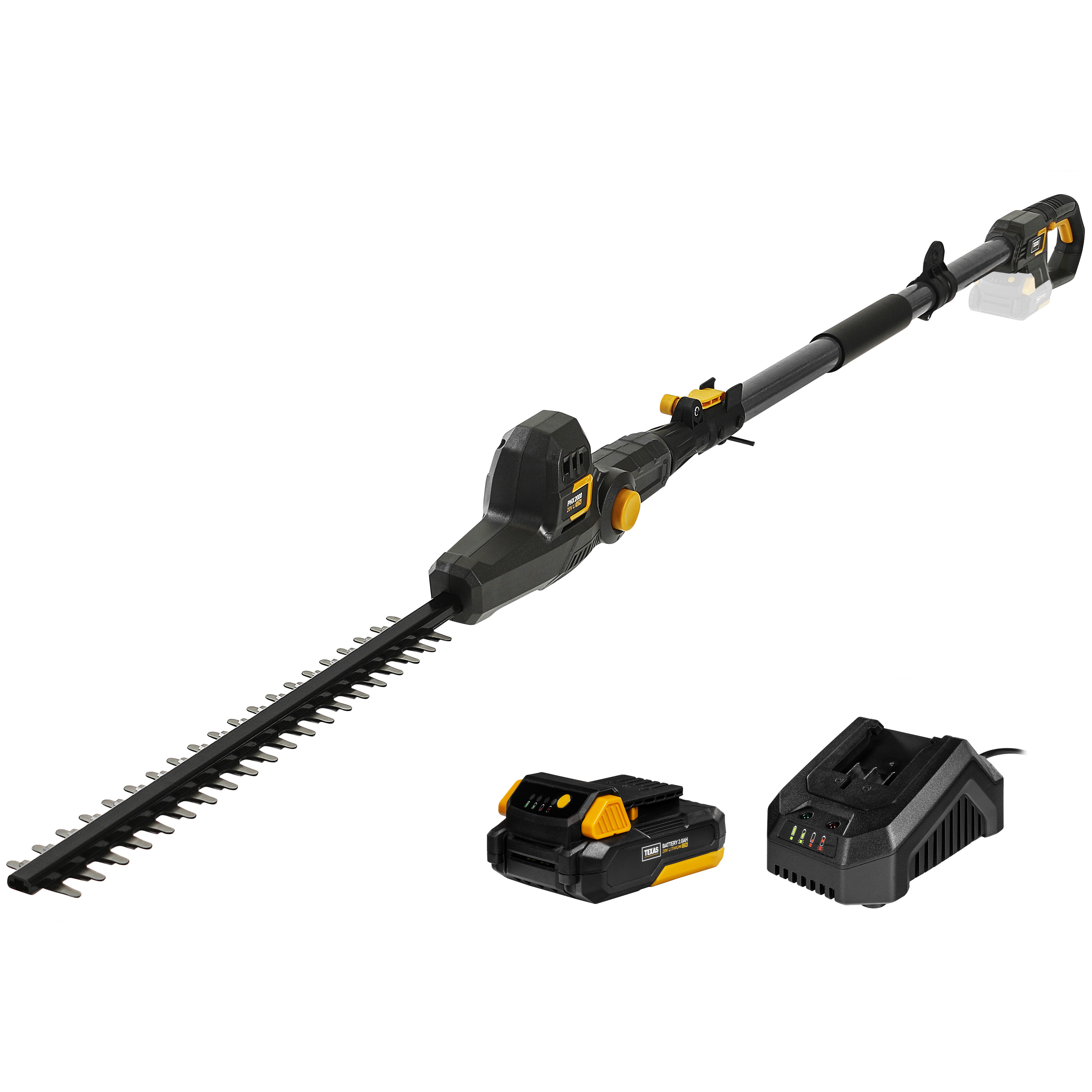 Texas Heckenschneider Teleskoptrimmer PHX2000 (20V) mit Akku+Ladegerät