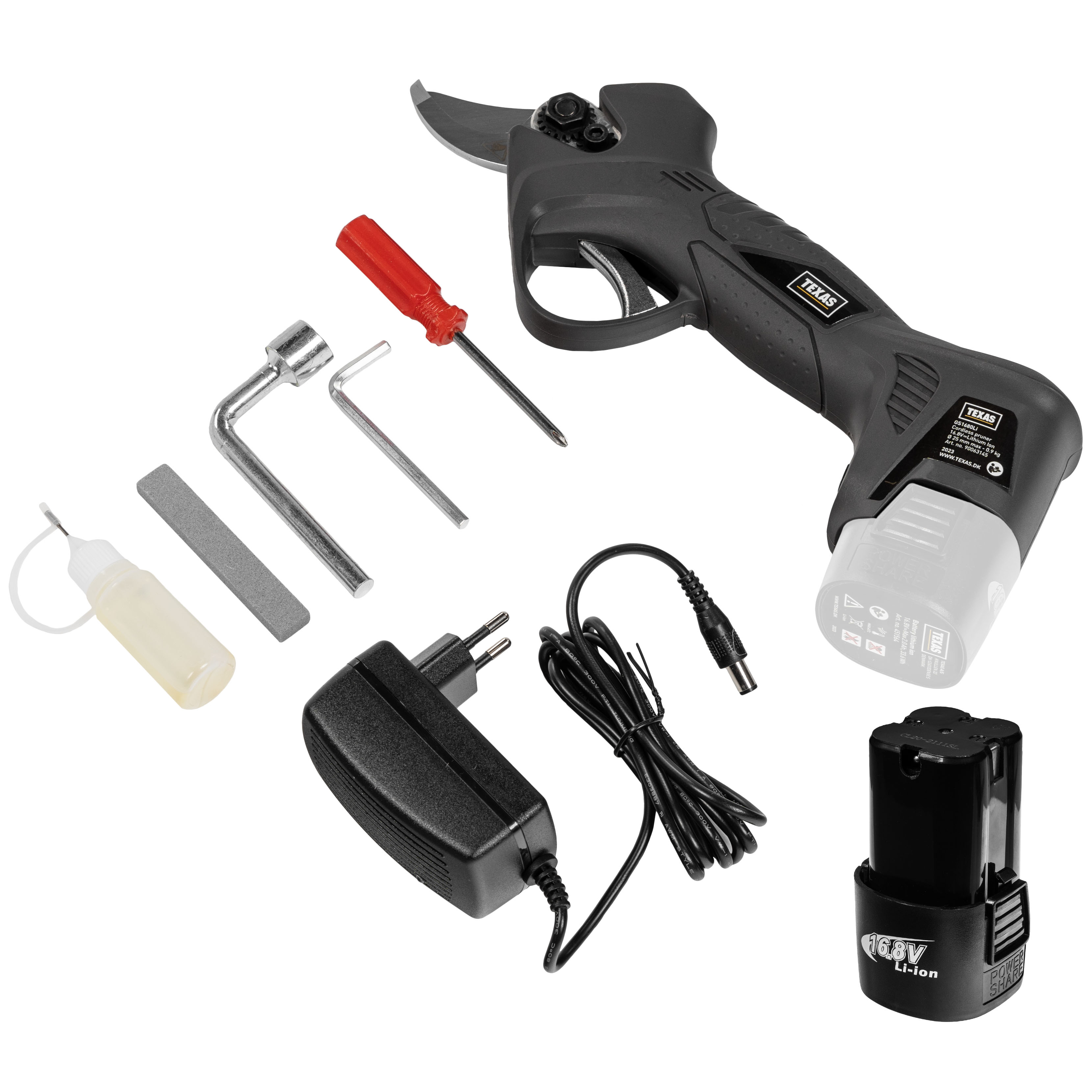 Texas Gartenschere GS1680Li Astschere (incl. Akku & Ladegerät)