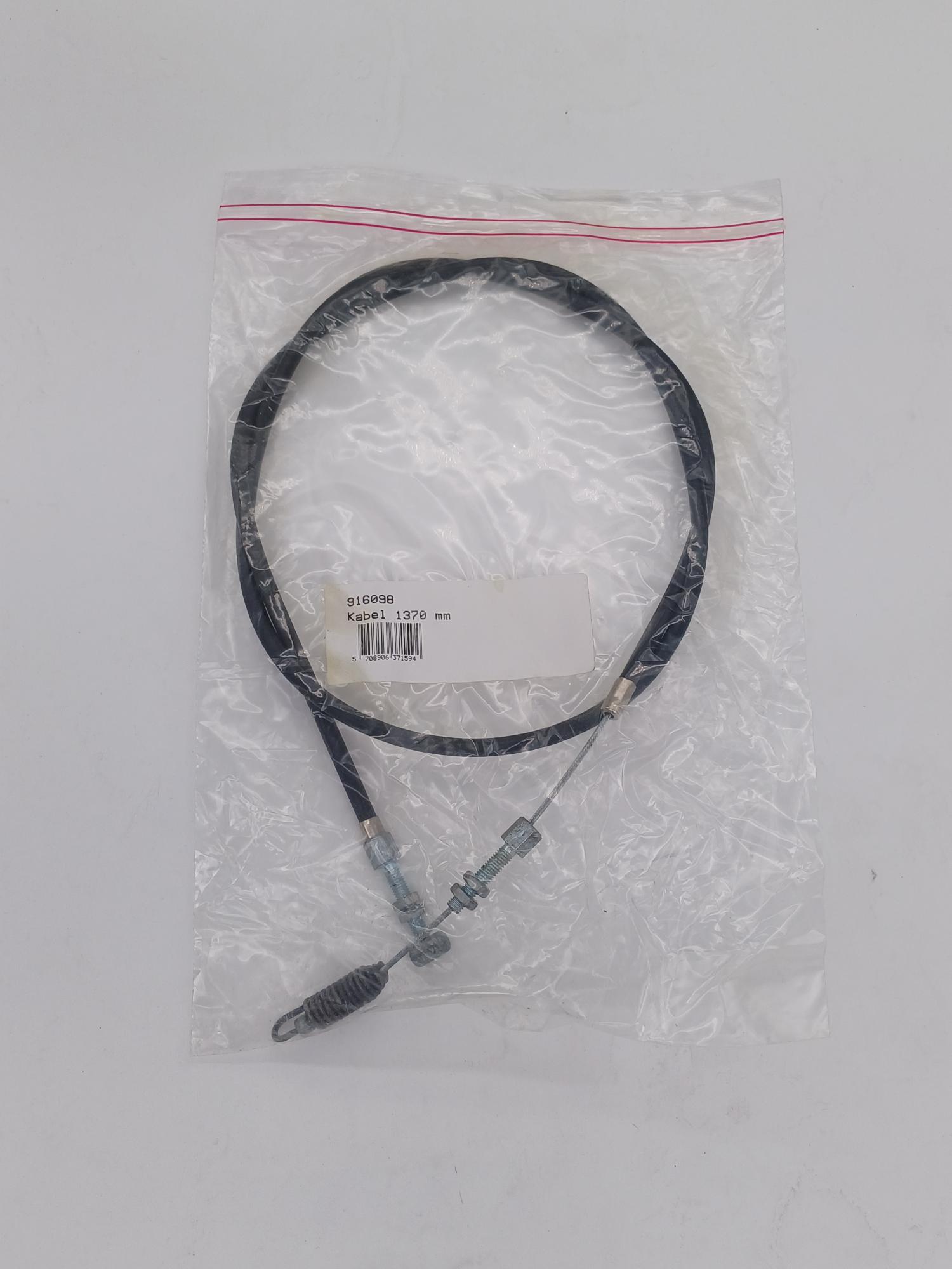 TEXAS Bowdenzug Kabel 1370 mm 916098 für Handy Sweep & Hurricane Kehrmaschinen