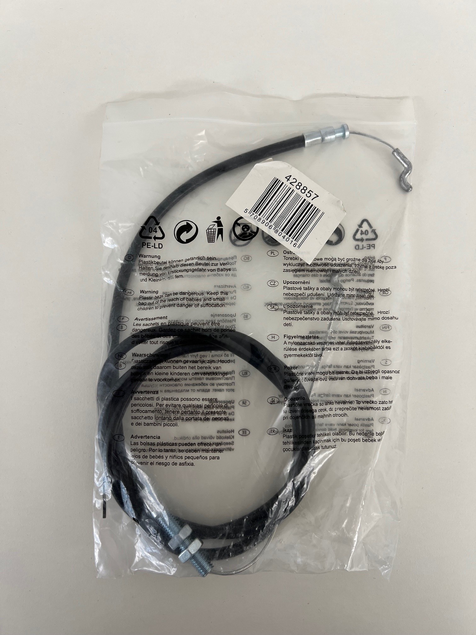 Texas Bowdenzug Stoppkabel 428857