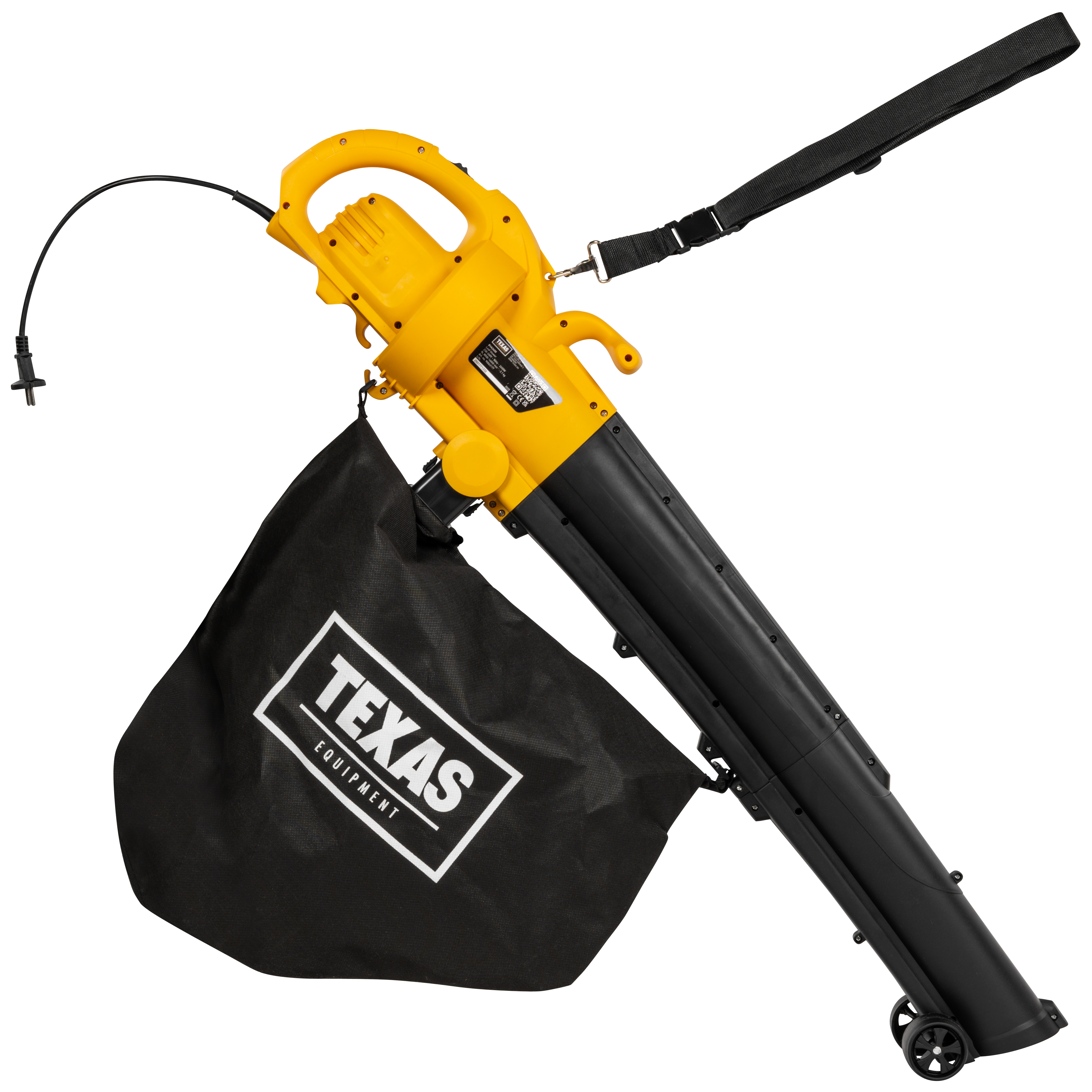 Texas BVA2600 Elektro Laubbläser Laubsauger Häcksler 2600W 40L Sack