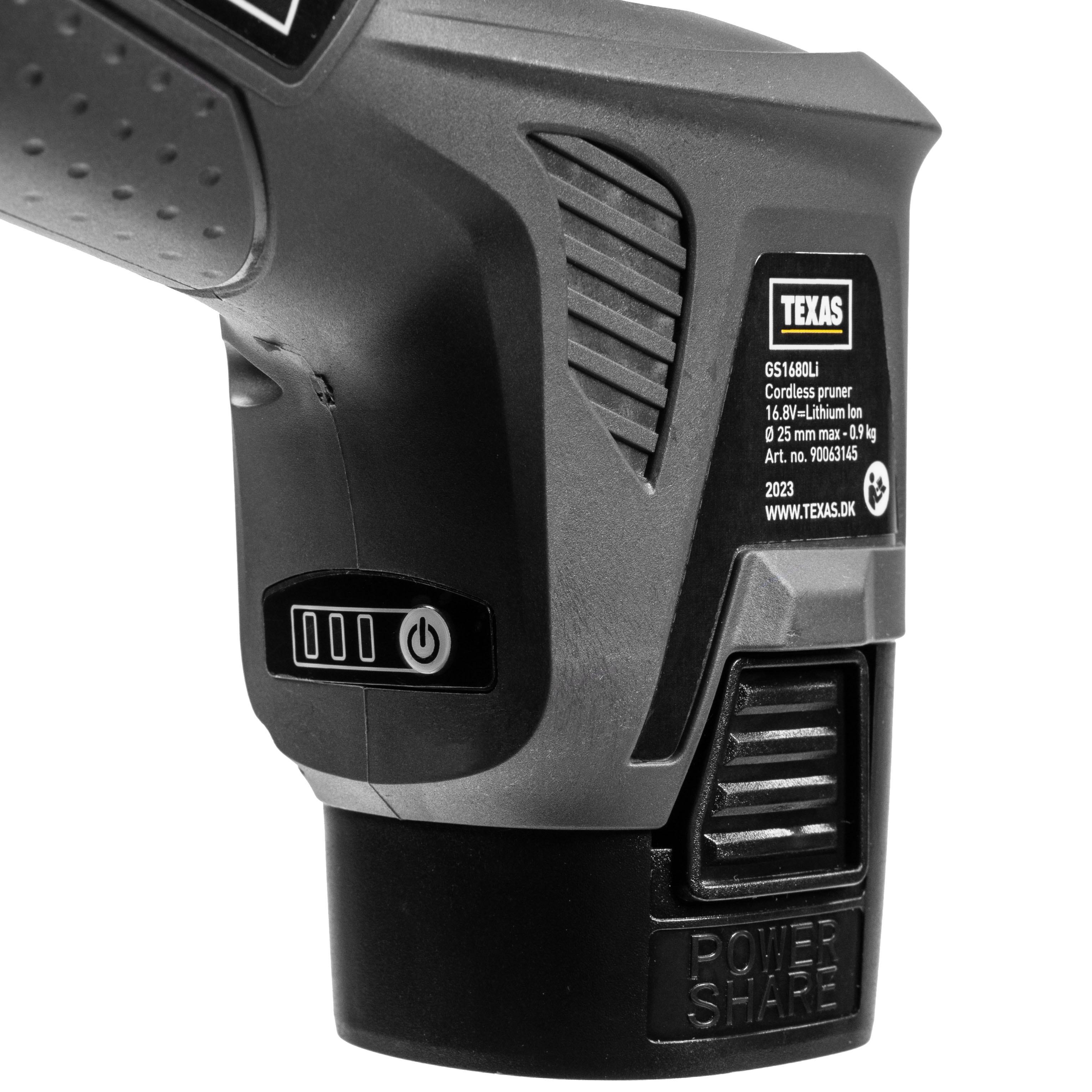 Texas Gartenschere GS1680Li Astschere (incl. Akku & Ladegerät)